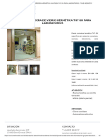 Puerta Corredera Hermética Sanitaria TH7 GH para Laboratorios - Tane Hermetic
