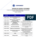 OD 2a Sesión Agenda COPARMEX - 19 May 2022