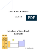 The S-Block Elements