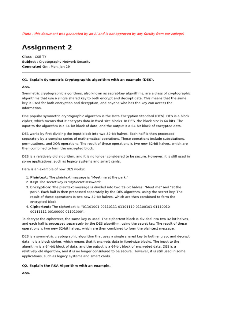 Cryptography Pdf Cryptography Encryption