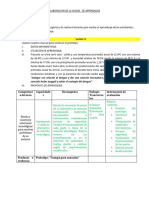 Elaboracion de La Sesion de Aprendizaje