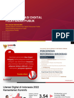Kebijakan Transformasi Digital Pelayanan Publik - Asdep TDPP