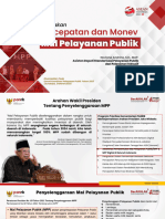 Kebijakan Percepatan Dan Monev Mal Pelayanan Publik - Asdep SP3I