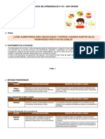 2° Grado - Experiencia de Aprendizaje N°03