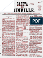 Jornal Gazeta de Joinville 1878
