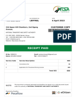 PDL ZLLHQ2D Receipt