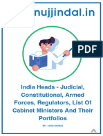 India Heads - Judicial Constitutional Armed Forces List of Cabinet Ministers and Their Portfolios Lyst4656