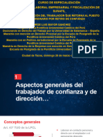 Remuneracion Del Trabajador Que Retorna Al Puesto Ordinario de Trabajo Despues Del Retiro de Confianza