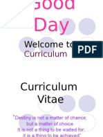 Curriculum V