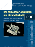 Leseprobe Aus: "Das Münchener Abkommen Und Die Intellektuellen" Von Martine Boyer-Weinmann, Frank Estelmann, Olaf Müller