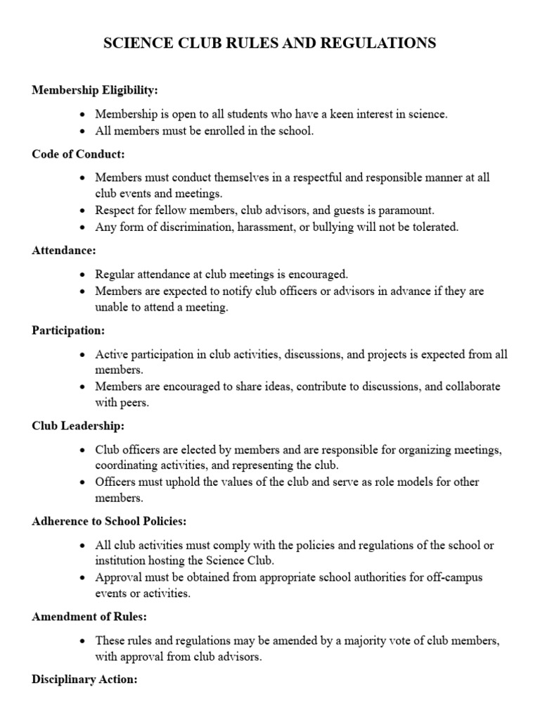 science-club-rules-and-regulations-pdf-justice-crime-violence