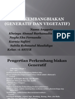 Perkembangbiakan Generatif Dan Vegetatif Hewan