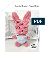 Amigurumi Conejito Granjero Patron Gratis PDF