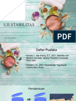 Uji Stabilitas