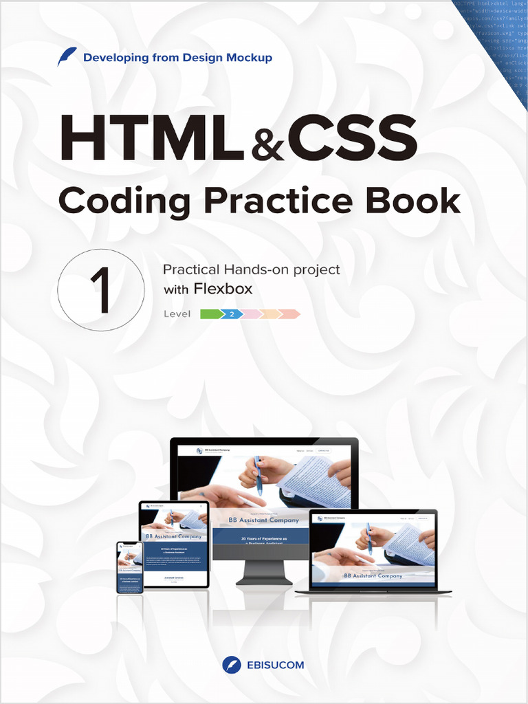 HTML CSS Coding Practice Book 1 (EBISUCOM) (Z-Library) | PDF | Page ...