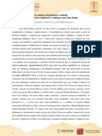 As Canções de Radamés Gnattali - o Diálogo Com o Regional e o Diálogo Com Tom Jobim