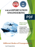 Introduction To Transportation Science & Engineering