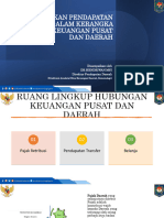 Kebijakan Pendapatan Daerah Dalam Kerangka Hubungan Keuangan Pusat Dan Daerah - DR Hendriwan Msi