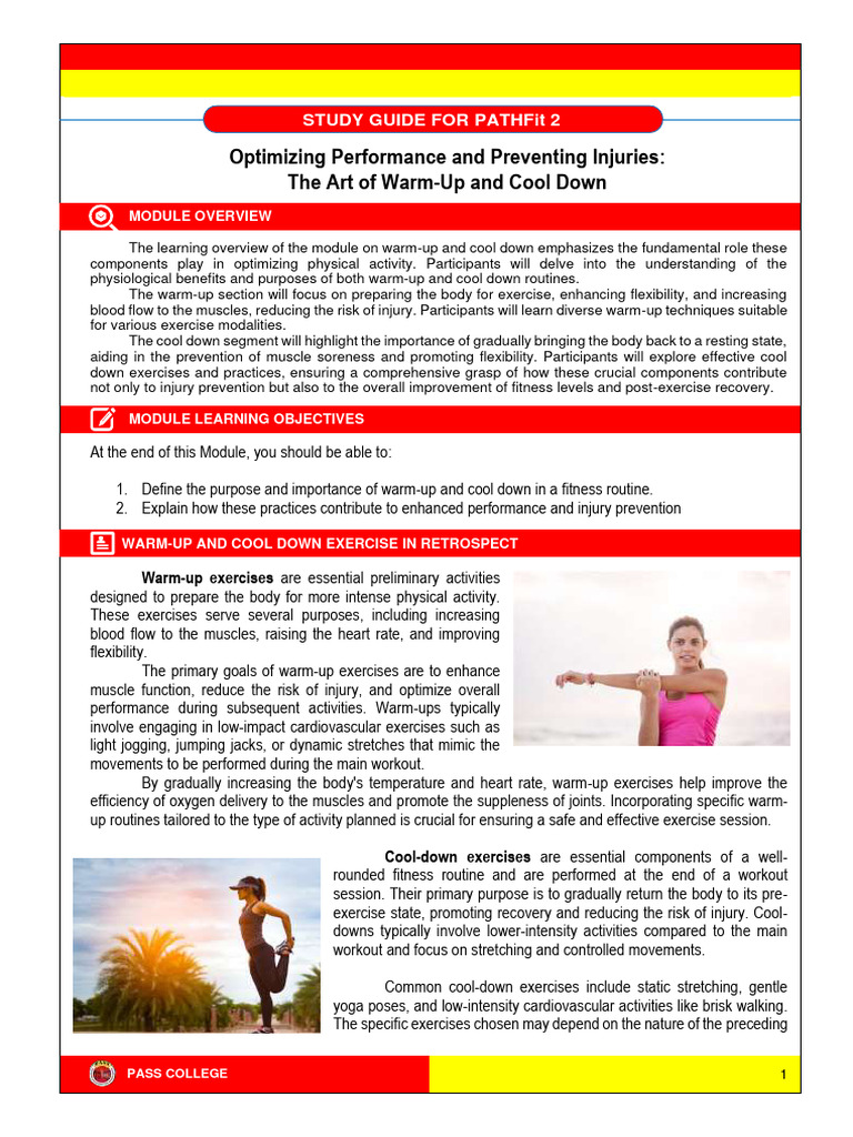 Physical Fitness 2 Learning Activity | PDF | Physical Fitness ...