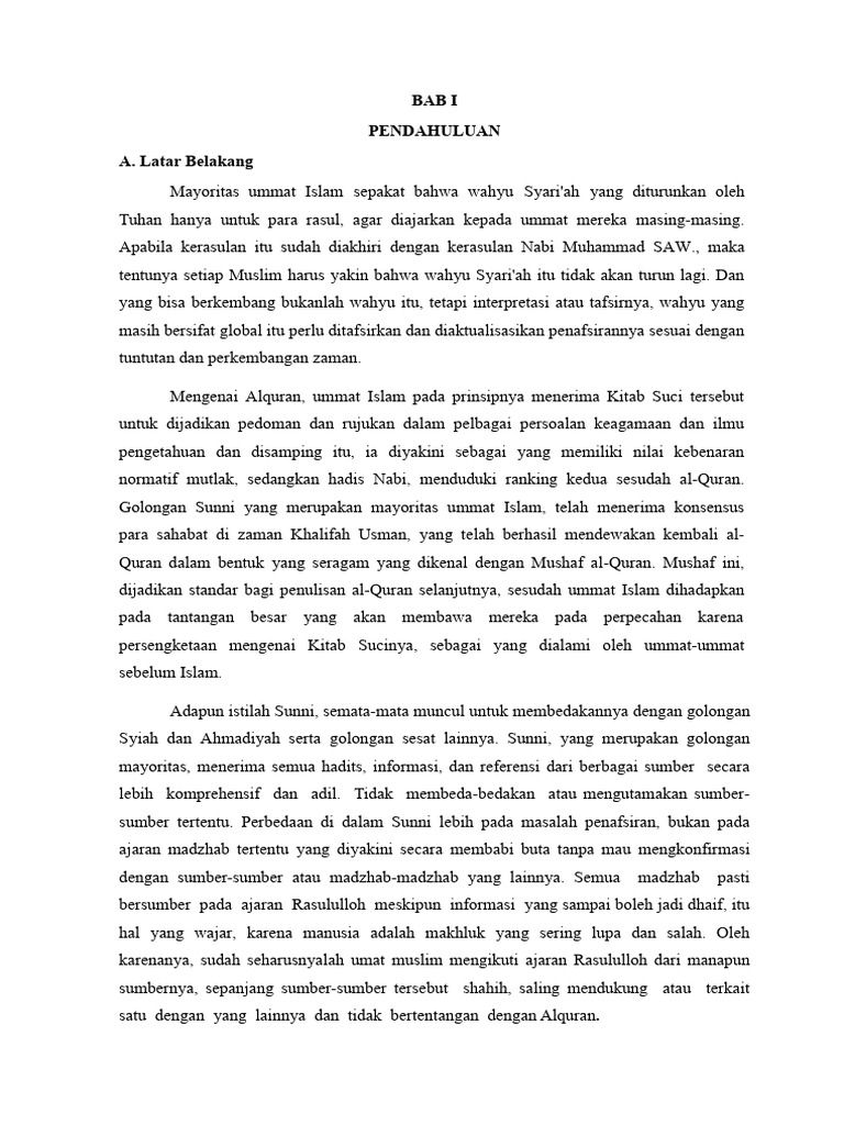 Sejarah Sunni dan Syiah dalam Islam | PDF