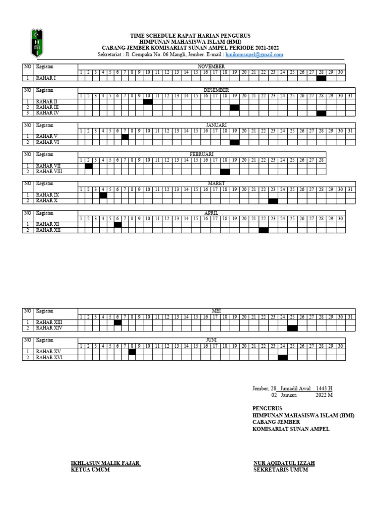Time Schedule Rahar Pdf Pdf