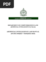 AI Lab Manual For V 5SEM PDF