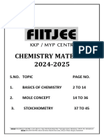Chemistry - Bridge Course Material 2024-25