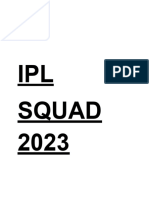 Ipl Squad 2023-1