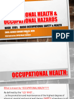 BOSH0101 - Chapter3 - Occupational Health & Occupational Hazards - For PDF