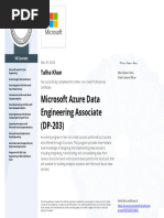 Coursera Microsoft Azure Data Engineering Associate (DP-203)