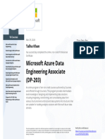 Coursera Microsoft Azure Data Engineering Associate (DP-203)