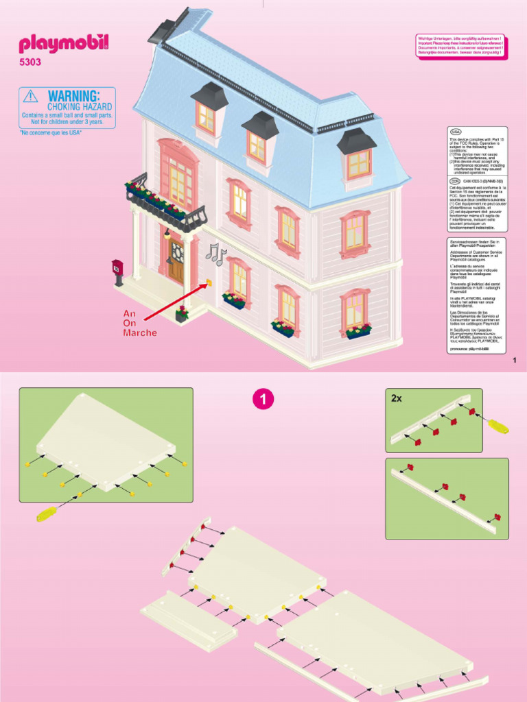 Playmobil Set 5303 Modern House Deluxe Dollhouse | PDF