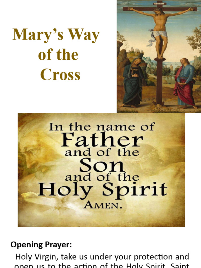 Stations For Marys Way of The Cross Final 2024 | PDF