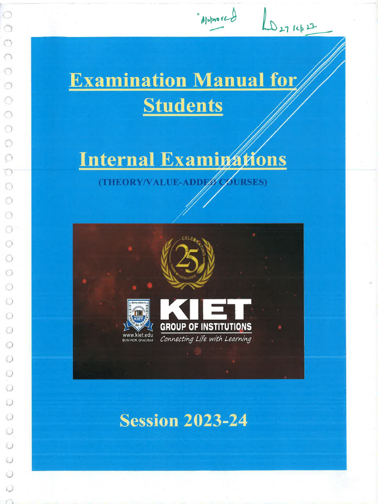 Final Examination Manual, Instructions & UFM Policy For Students | PDF