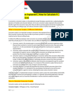 Consumer Surplus Explained How To Calculate It Factors Limitations