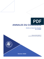 Concours CAT A - Attachés - Annales 4-8 2020