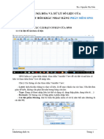 3.Mar DV. HƯỚNG DẪN SPSS - THỰC HÀNH MÃ HÓA VÀ XỬ LÝ SỐ LIỆU phần 1 - 21.11.23