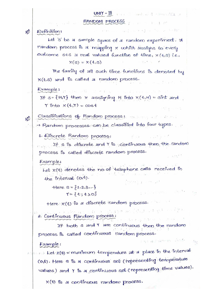 PQT Unit 3 Notes | PDF