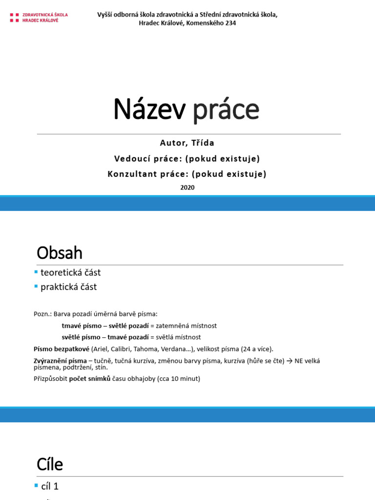 MINIMAT Prezentace Vzor | PDF