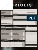 Coriolis Charakterbogen Ausfuellbar