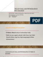 Tantangan Dalam Penerapan Evidence Based