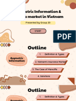 Asymmetric Information and Bancassurance Market in Vietnam