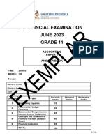Grade 11 ACC P1 (English) June 2023 Answerbook