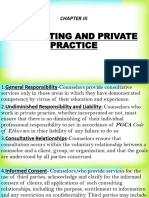 Article III Consulting and Private Practice