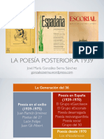 Poesia Posterior A 1939