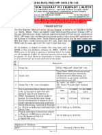 Tender Notice and Schedule-A-1109