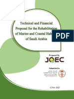 Technical and Financial PROPOSAL FOR THE REHABILITATION OF MARINE AND COASTAL HABITATS of Saudi Arabia Ver 2