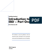 Introduction To EBD - Part I