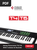 Setup & User Guide For Panorama T4-T6 With Cubase & Nektarine 2.5 - Win.