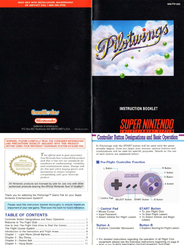 Pilotwings (USA) | PDF
